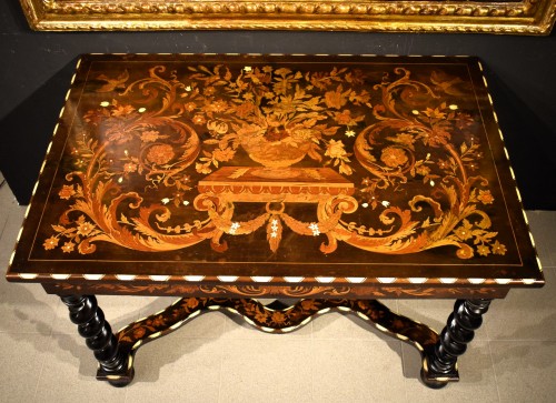 Table à écrire de style Louis XIV - France, XIXe siècle - Romano Ischia